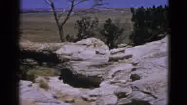 California USA (1953): Bluffs Along The Blue Sky With Trees Touch The Blue Sky