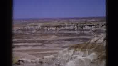 Arizona USA (1953): A Bear Rocky Land With Open Sky Scene The Scene Shows No Signs