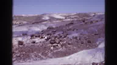 Arizona USA (1953): Panoramic Video Footage Of Desolate And Snowy Frozen Mountain