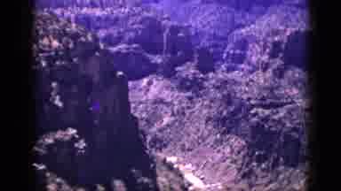 New Mexico USA (1953): View Of Melting Mountain Snow Runoff On A Bright Sunny Day