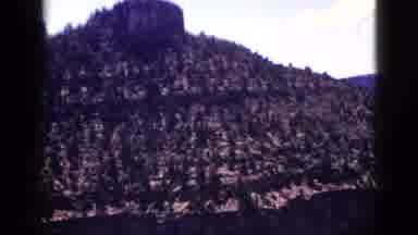 New Mexico USA (1953): Mountains Are Covered With Rocks It Look Like Dangerous