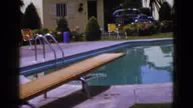 New Mexico USA (1953): A Swimming Pool Look Like Very Beautiful And Enjoyment