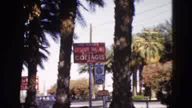 Palm Desert California (1953): Lady Enjoying Scenery And The Amazing Views At The