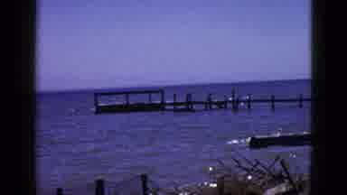 Palm Desert California (1953): Salton Sea 241 Ft Below Sea Level Picnic Table With