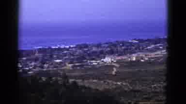 Palm Springs California (1953): Amazing Scenic View Of A Small City That Butts Up