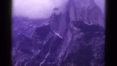 California USA (1953): Camera Pans Down A Mountain And Finds A Building Sitting At