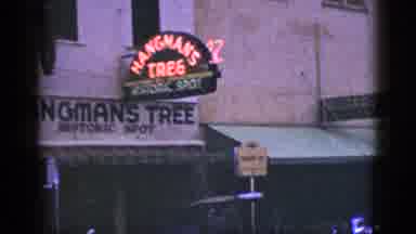 California USA (1953): Old Fashioned Store Front To Wide Open Landscape Of Shrubs