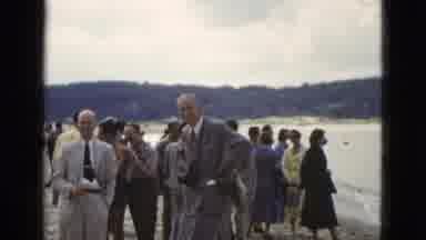 California USA (1953): Suits At A Beach
