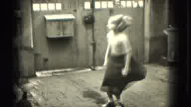 Milwaukee Wisconsin (1953): A Girl Is Playing Skipping And Another Girl Also