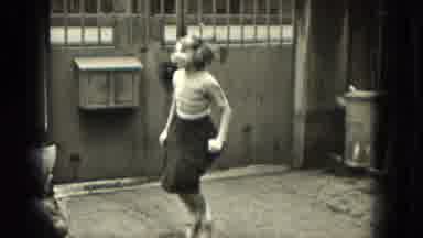 Milwaukee Wisconsin (1953): A Group Of Young Girls Playing Jump Rope Together By