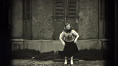 Milwaukee Wisconsin (1953): Student Girl Does Choreography In Outdoor Area In