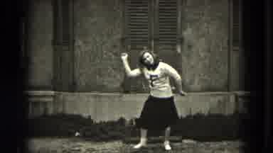 Milwaukee Wisconsin (1953): Young Teenager In A Old Style Cheerleading Uniform