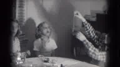 Milwaukee Wisconsin (1953): Three Blonde Haired Girls Possibly Sisters Sit Around
