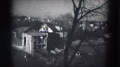 MILWAUKEE WISCONSIN-1953: A View Of A Quiet Neighborhood When Suddenly We See