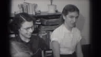 Milwaukee Wisconsin (1953): The Persons Are Discussing Topic In The Library
