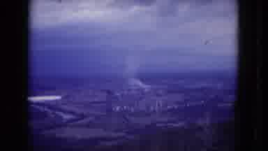Milwaukee Wisconsin (1953): Old Footage Of Clouds Trees And Town