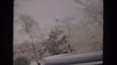 Milwaukee Wisconsin (1953): Driving In The Snow Filming People And Parked Cars