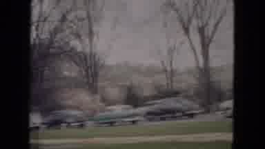 Milwaukee Wisconsin (1953): Riding Down The Street Looking At Cars And Two Women