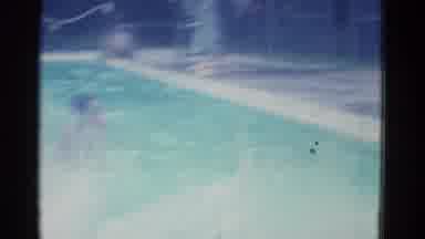 Yonkers New York (1953): Child Went Diving In The Pool To Go Swimming