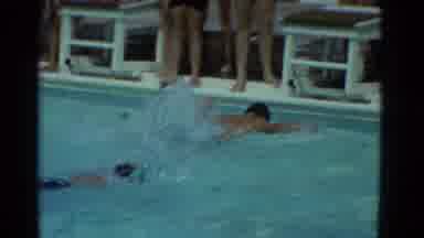 Yonkers New York (1953): Many Peoples Are Playing The Pond In The Swimming For