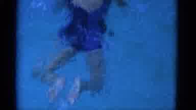 Yonkers New York (1953): A Girl Swimming In A Pool