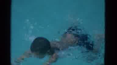 Yonkers New York (1953): A Person Swimming In The Swimming Pool Is The Good