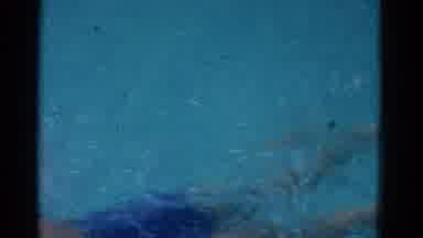 Yonkers New York (1953): Woman Wearing Blue Swimwear Swims Breast Stroke In Pool