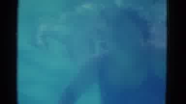 Yonkers New York (1953): Enjoying A Swim A Woman Swims Through Very Blue Water