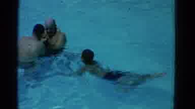 Yonkers New York (1953): Girl Swimming To Help