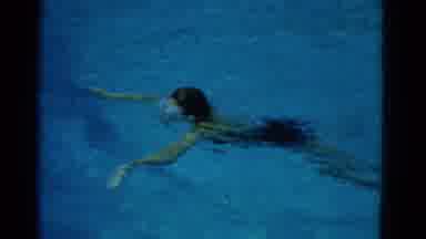 Yonkers New York (1953): A Romantic Couples Are Swimming In The Pool They Enjoy