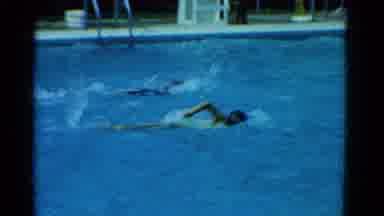 Yonkers New York (1953): Children Take Part In Swimming Competition A Relay Of
