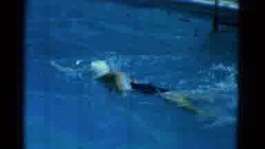Yonkers New York (1953): Swimming Girl At School