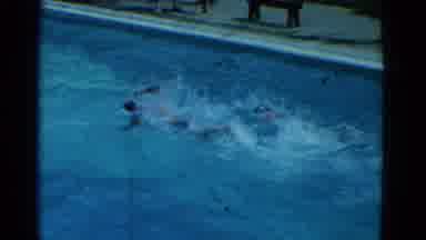 Yonkers New York (1953): The Lady's Are Participating The Swimming Competition