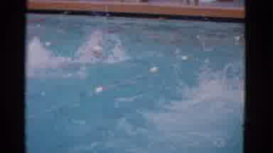 Yonkers New York (1953): Swimming Backstroke Race