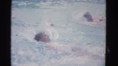 Yonkers New York (1953): The People Are Swimming In The Water They Are Doing Very