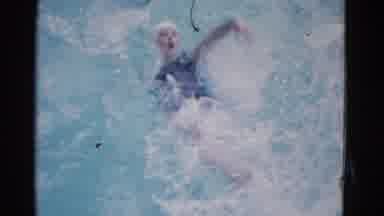 Yonkers New York (1953): Ladies Backstroke Swimming Race
