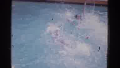Yonkers New York (1953): Pool Setting That Features A Lot Of People Swimming In