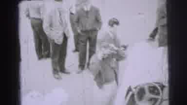 Le Mans France (1954): Public Monitors The Preparation Of Cars On The Race Track