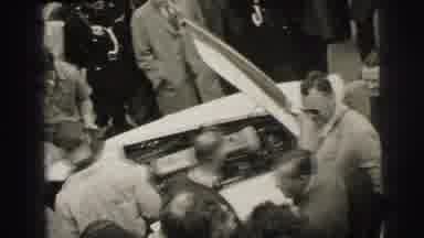 Le Mans France (1954): The Car Is Repair And Then Doing The Mechanic To Repair The