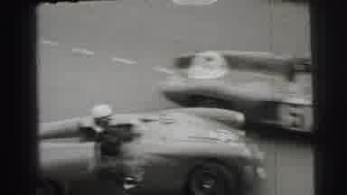 Le Mans France (1954): Racing Cars Driving In A Racing Track