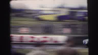 Le Mans France (1954): Sports Stylish Car Race Competition Large Audience Crowd