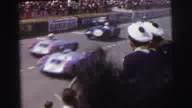 Le Mans France (1954): The Car Race Is Going On And Everyone Is Looking At It
