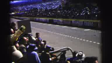 Le Mans France (1954): Racing Cars And People Watching