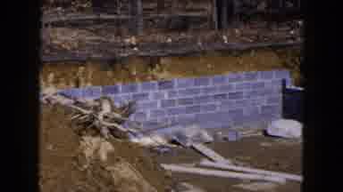 Hicksville New York (1954): Construction Start Image From Its Foundations In
