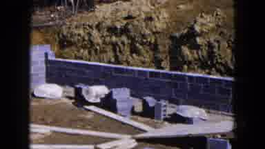 Hicksville New York (1954): Construction Scene With Bricks And Planks All Over In