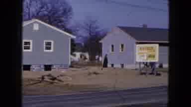 Hicksville New York (1954): Strange People Walking Around Houses Old Footage Of