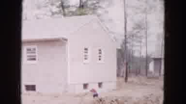 Hicksville New York (1954): A View Of A Lady And Her Child Walking To Their House