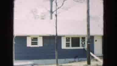 Hicksville New York (1954): House In A Snow