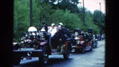 Hicksville New York (1954): Due To The Heavy Crowds On The Road More Than Two