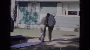 Hicksville New York (1954): Two Men Effortlessly Carry A Large Appliance Into The